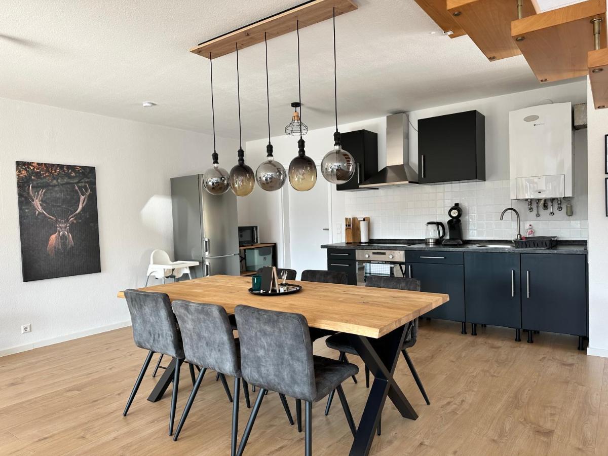 Amao-Green I 90Qm I Penthouse Maisonette Mit Rooftop I City Center I King-Size Betten Lahr  Buitenkant foto