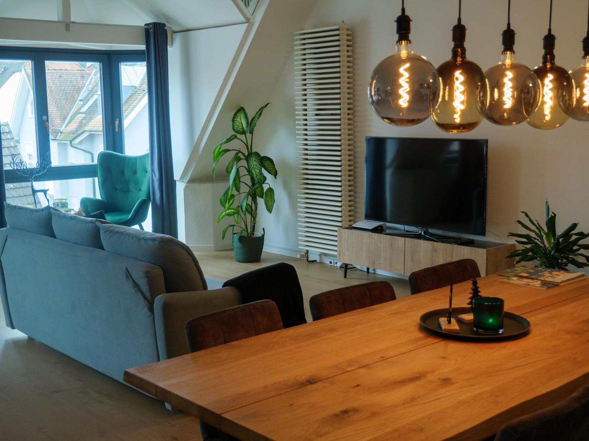 Amao-Green I 90Qm I Penthouse Maisonette Mit Rooftop I City Center I King-Size Betten Lahr  Buitenkant foto