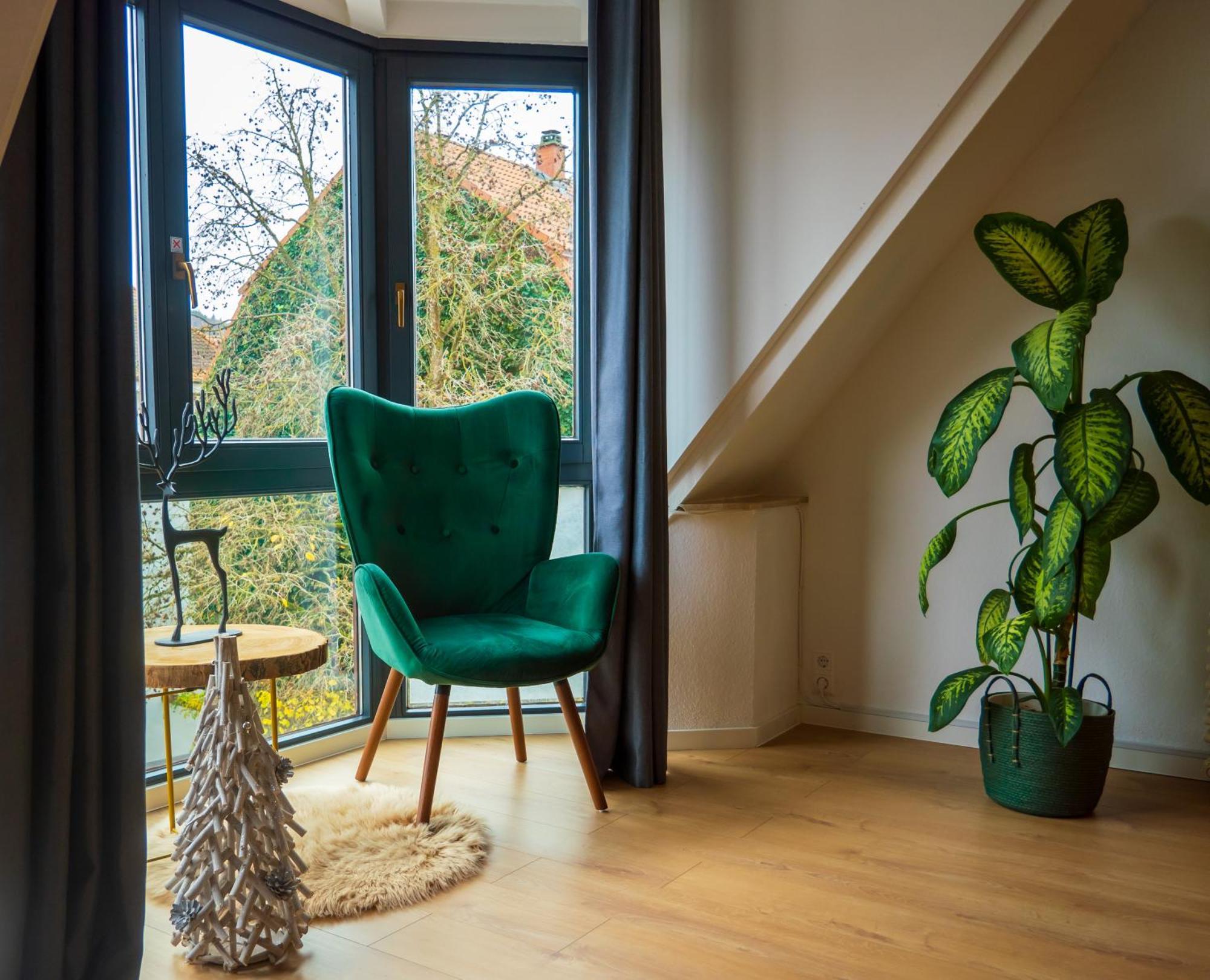 Amao-Green I 90Qm I Penthouse Maisonette Mit Rooftop I City Center I King-Size Betten Lahr  Buitenkant foto