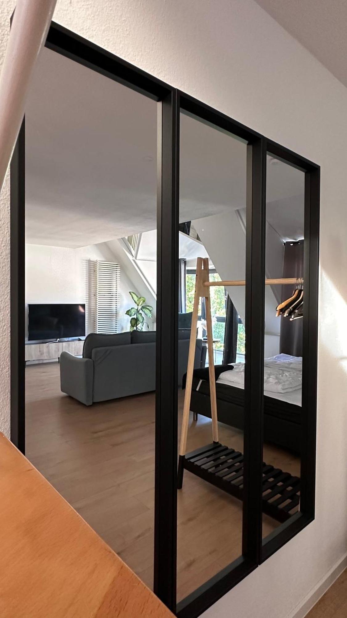 Amao-Green I 90Qm I Penthouse Maisonette Mit Rooftop I City Center I King-Size Betten Lahr  Buitenkant foto
